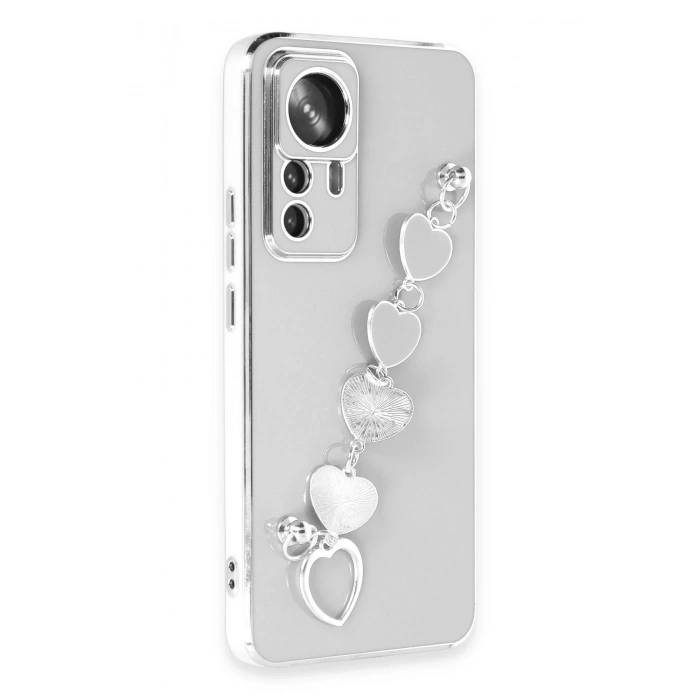 Durukar®   Mi 12T Pro Kılıf Esila Silikon - Beyaz