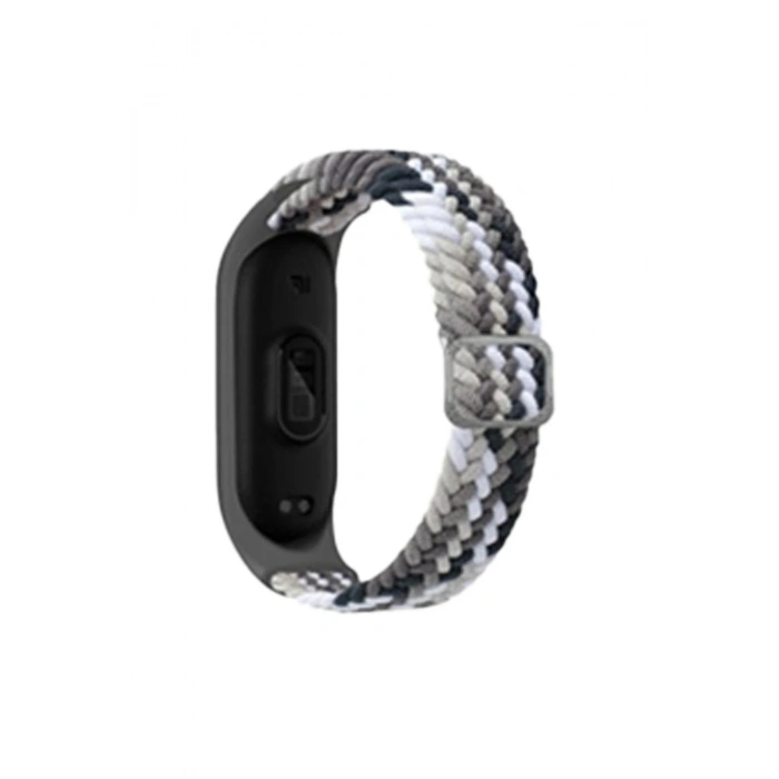 Durukar®   Mi Band 6 Star Kordon - Gri-Siyah