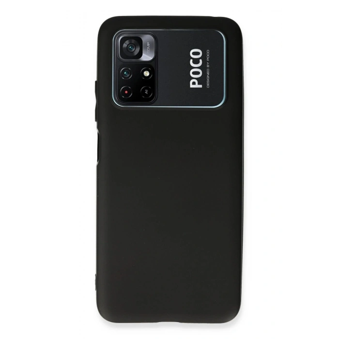 Durukar®   Poco M4 Pro 4G Kılıf First Silikon - Siyah