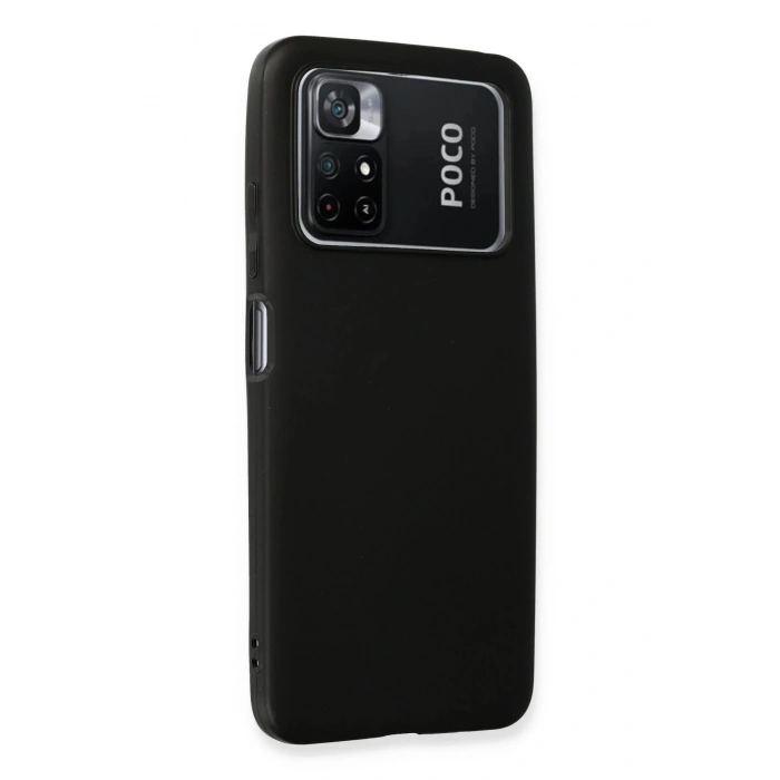 Durukar®   Poco M4 Pro 4G Kılıf First Silikon - Siyah