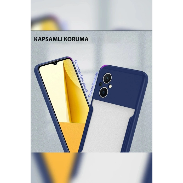 Durukar®   Poco M5 Kılıf Platin Silikon - Sarı
