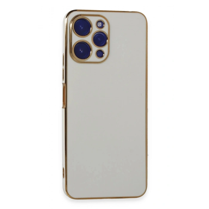 Durukar®   Poco M6 Pro 5G Kılıf Volet Silikon - Beyaz