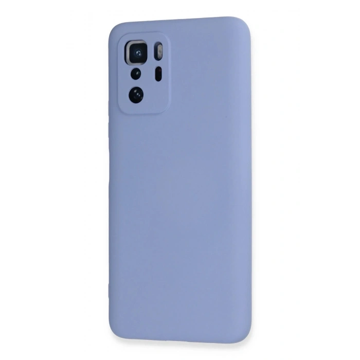 Durukar®   Poco X3 GT Kılıf Nano içi Kadife Silikon - Lila