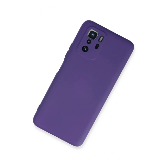 Durukar®   Poco X3 GT Kılıf Nano içi Kadife Silikon - Mor