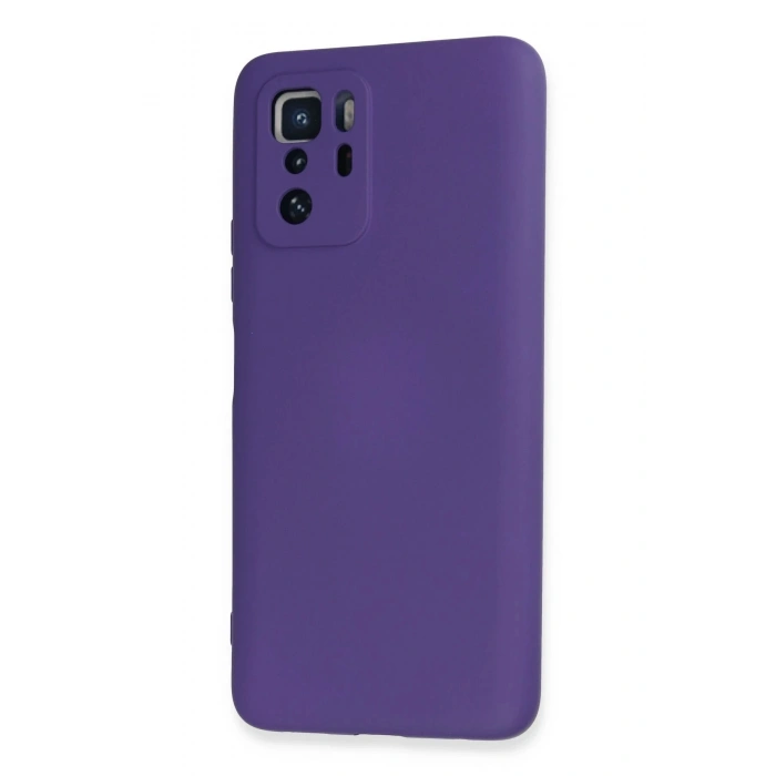 Durukar®   Poco X3 GT Kılıf Nano içi Kadife Silikon - Mor