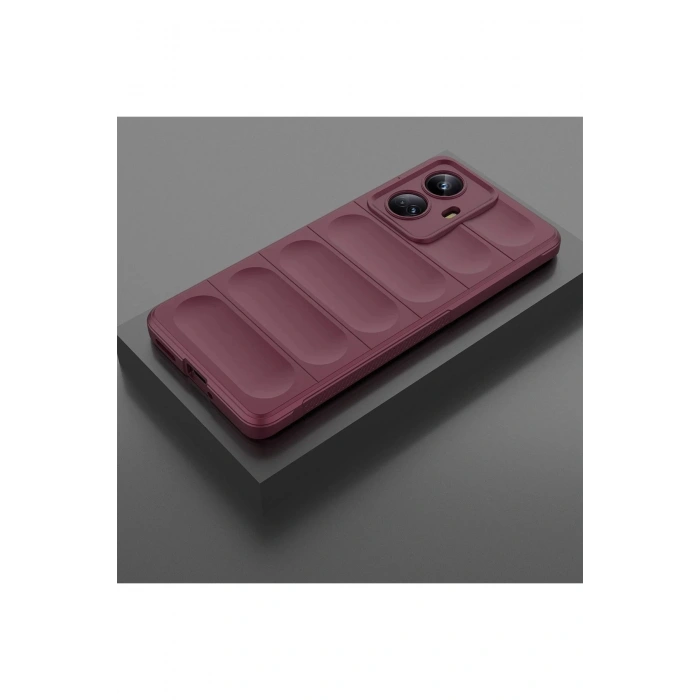 Durukar®  Realme 10 Pro 5G Kılıf Optimum Silikon - Bordo