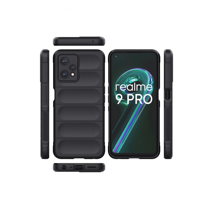 Mey İthalat®  Realme 9 Pro 5G Kılıf Optimum Silikon - Krem
