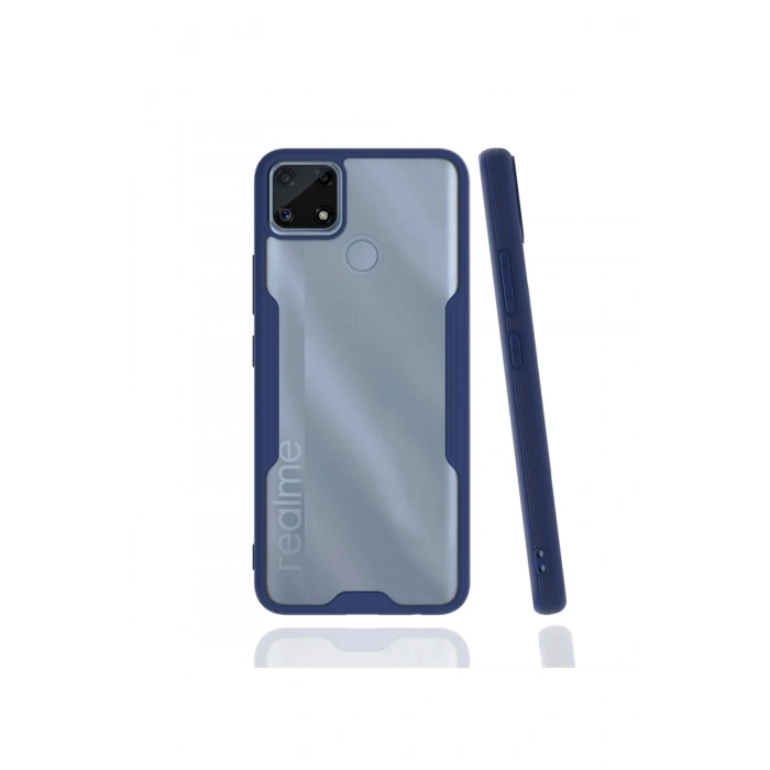 Durukar®  Realme C25 Kılıf Platin Silikon - Lacivert