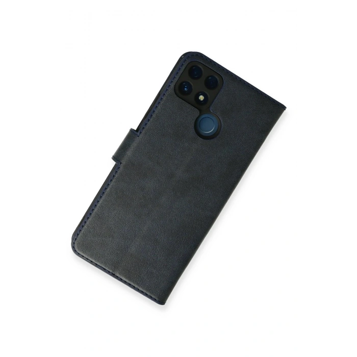 Durukar®  Realme C25 Kılıf Trend S Plus Kapaklı Kılıf - Lacivert