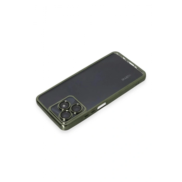 Durukar®  Realme C53 Kılıf  Lensli Silikon - Yeşil