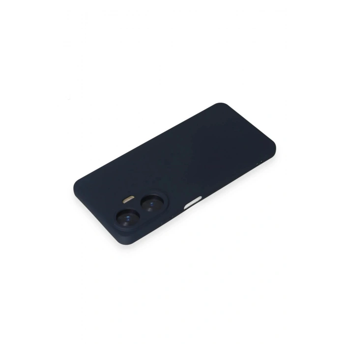 Durukar®  Realme C55 Kılıf Nano içi Kadife Silikon - Lacivert