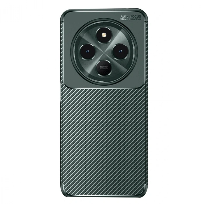 Durukar®   Redmi 14C Kılıf Auto Focus Karbon Kapak - Koyu Yeşil
