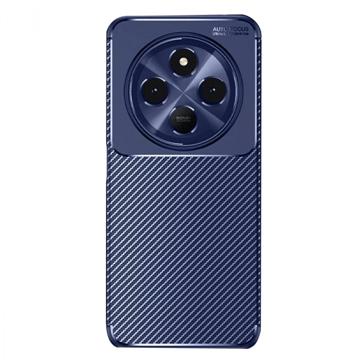Durukar®   Redmi 14C Kılıf Auto Focus Karbon Kapak - Lacivert