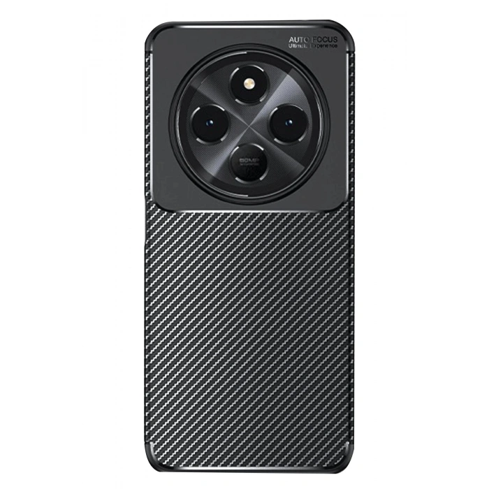 Durukar®   Redmi 14C Kılıf Auto Focus Karbon Kapak - Siyah