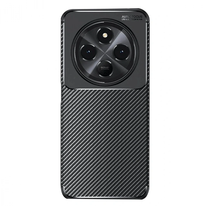Durukar®   Redmi 14C Kılıf Auto Focus Karbon Kapak - Siyah