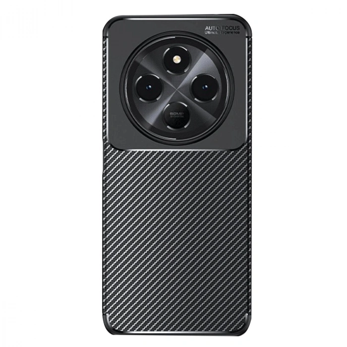 Durukar®   Redmi 14C Kılıf Auto Focus Karbon Kapak - Siyah