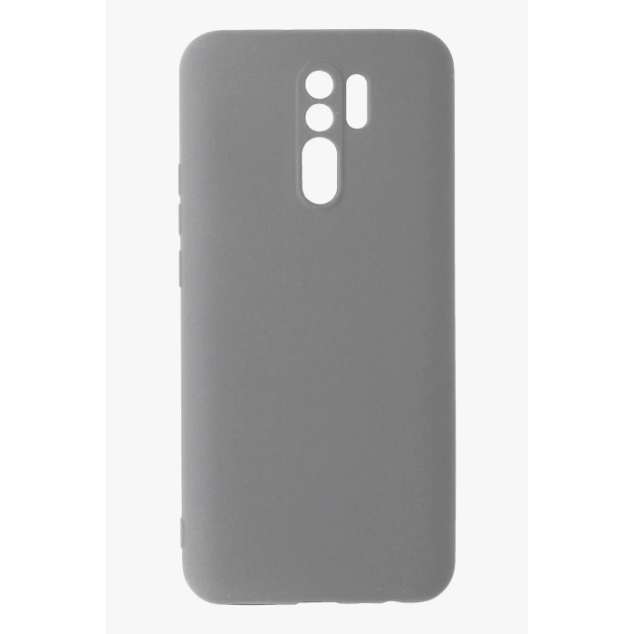 Durukar®   Redmi 9 Kılıf Nano içi Kadife Silikon - Gri