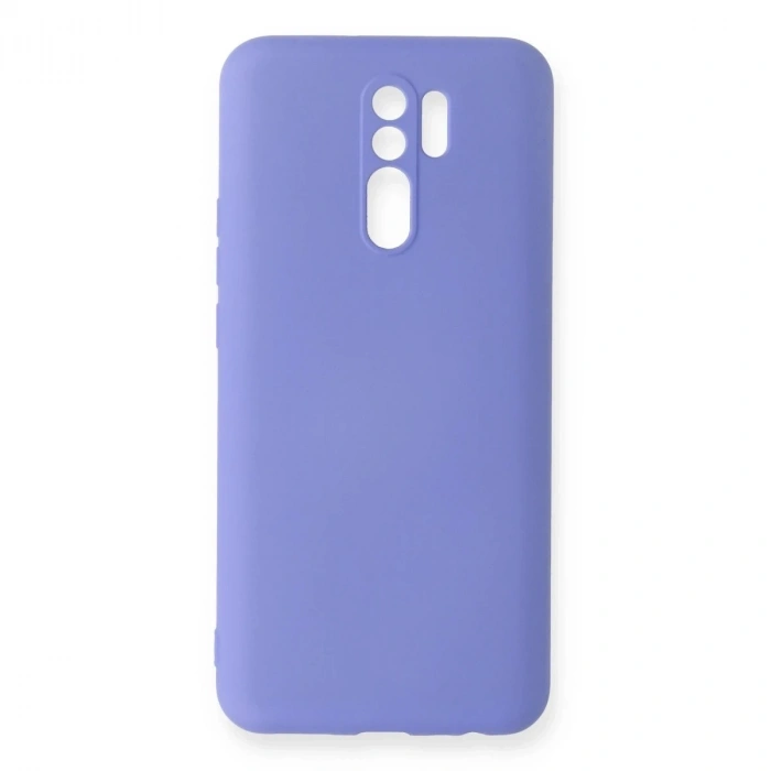 Durukar®   Redmi 9 Kılıf Nano içi Kadife Silikon - Lila