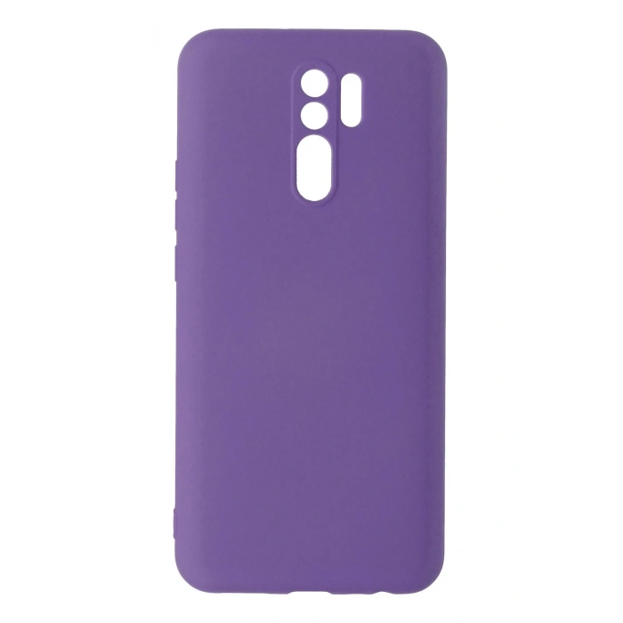 Durukar®   Redmi 9 Kılıf Nano içi Kadife Silikon - Mor