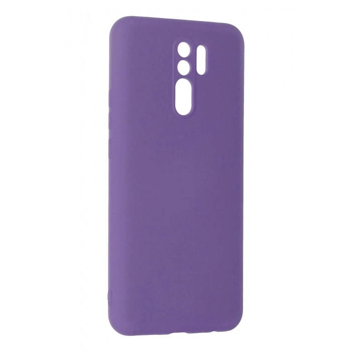 Durukar®   Redmi 9 Kılıf Nano içi Kadife Silikon - Mor