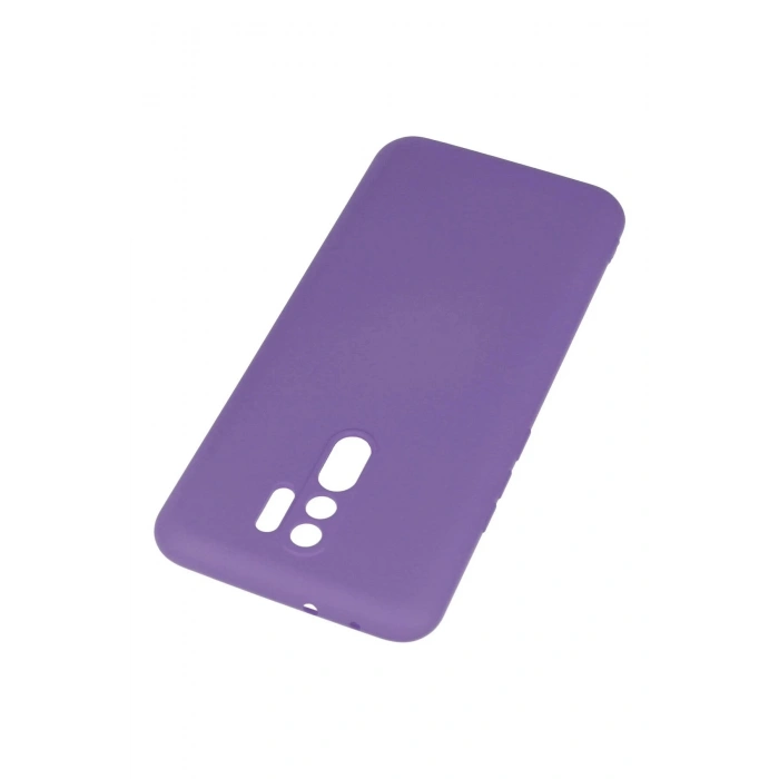 Durukar®   Redmi 9 Kılıf Nano içi Kadife Silikon - Mor
