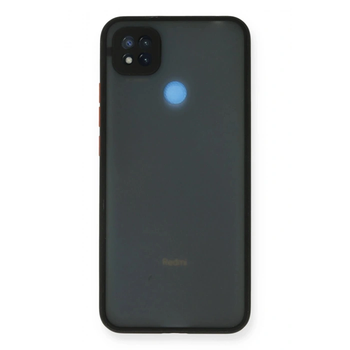 Durukar®   Redmi 9C Kılıf Montreal Silikon Kapak - Siyah