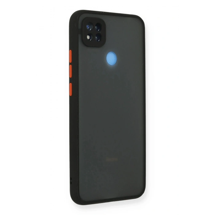 Durukar®   Redmi 9C Kılıf Montreal Silikon Kapak - Siyah