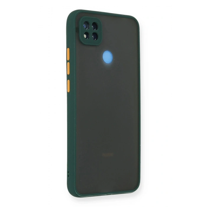 Durukar®   Redmi 9C Kılıf Montreal Silikon Kapak - Yeşil