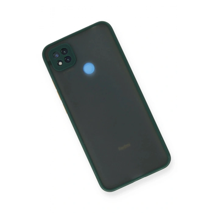 Durukar®   Redmi 9C Kılıf Montreal Silikon Kapak - Yeşil