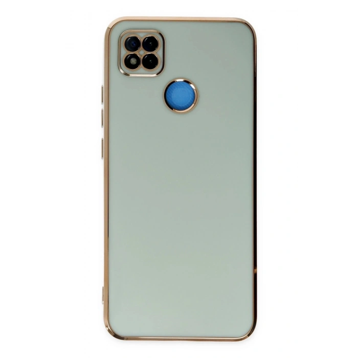 Durukar®   Redmi 9C Kılıf Volet Silikon - Açık Yeşil
