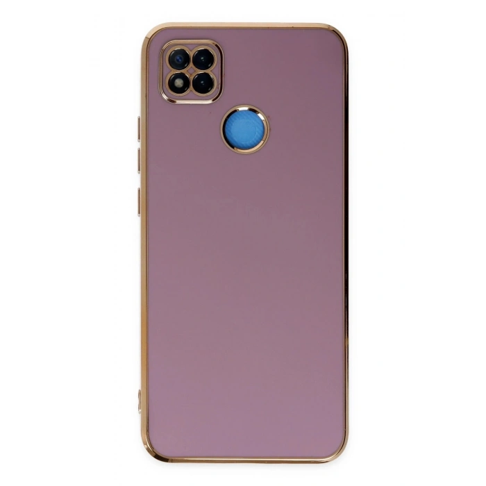 Durukar®   Redmi 9C Kılıf Volet Silikon - Mor