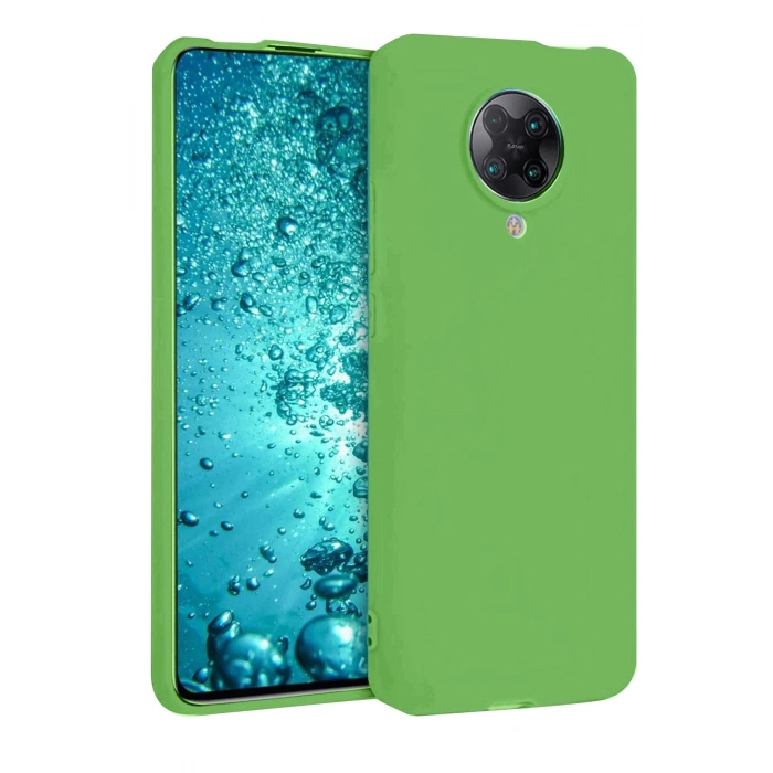Durukar®   Redmi K30 Pro Kılıf Nano içi Kadife Silikon - Yeşil