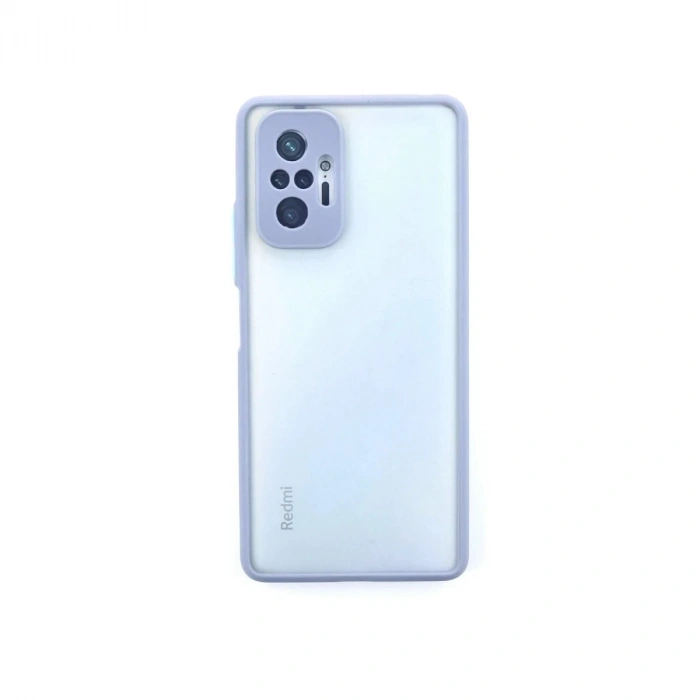 Durukar®   Redmi Note 10 Pro Kılıf Montreal Silikon Kapak - Gri