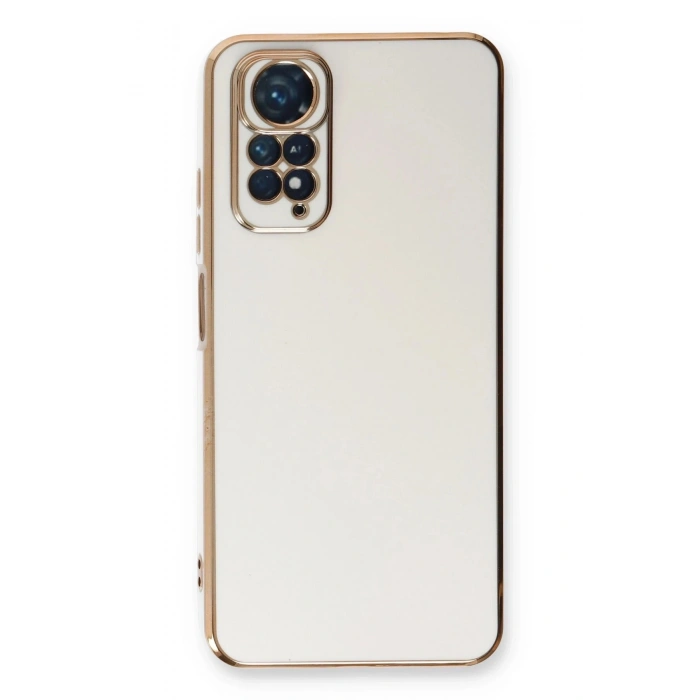 Mey İthalat®   Redmi Note 11 Kılıf Volet Silikon - Beyaz