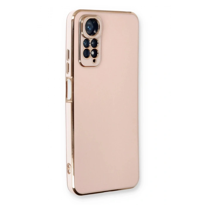 Durukar®   Redmi Note 11 Kılıf Volet Silikon - Pembe