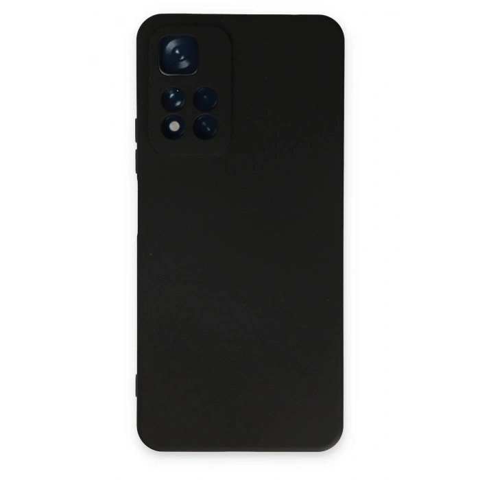 Durukar®   Redmi Note 11 Pro Plus 5G Kılıf Nano içi Kadife Silikon - Siyah