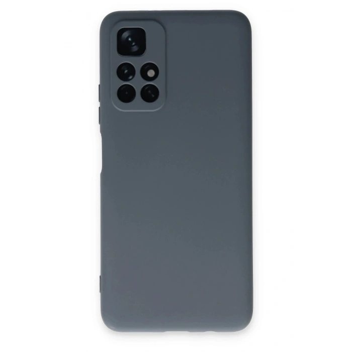 Durukar®   Redmi Note 11T Kılıf Nano içi Kadife Silikon - Gri