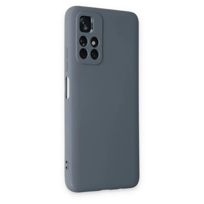 Durukar®   Redmi Note 11T Kılıf Nano içi Kadife Silikon - Gri