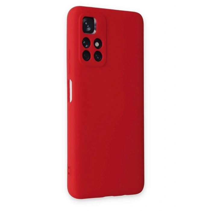 Durukar®   Redmi Note 11T Kılıf Nano içi Kadife Silikon - Kırmızı