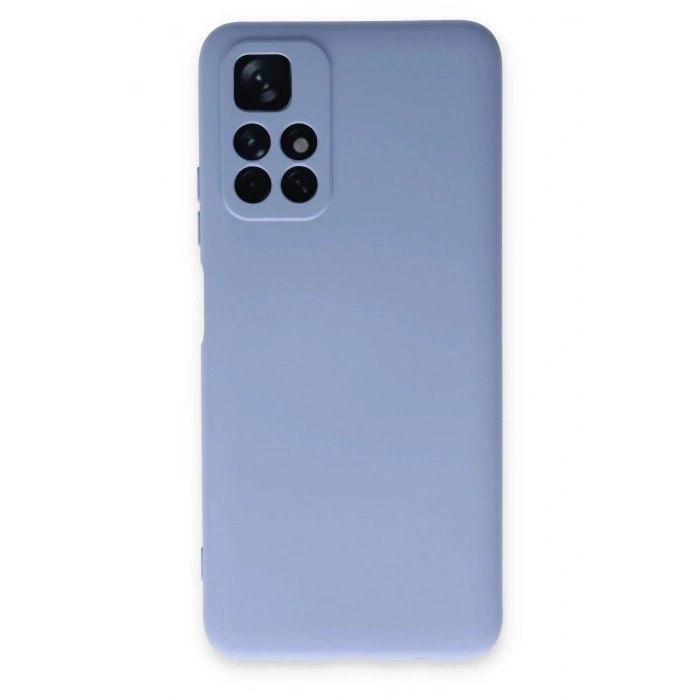 Durukar®   Redmi Note 11T Kılıf Nano içi Kadife Silikon - Lila