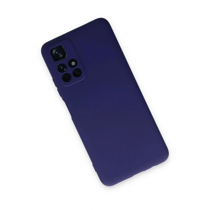 Durukar®   Redmi Note 11T Kılıf Nano içi Kadife Silikon - Mor