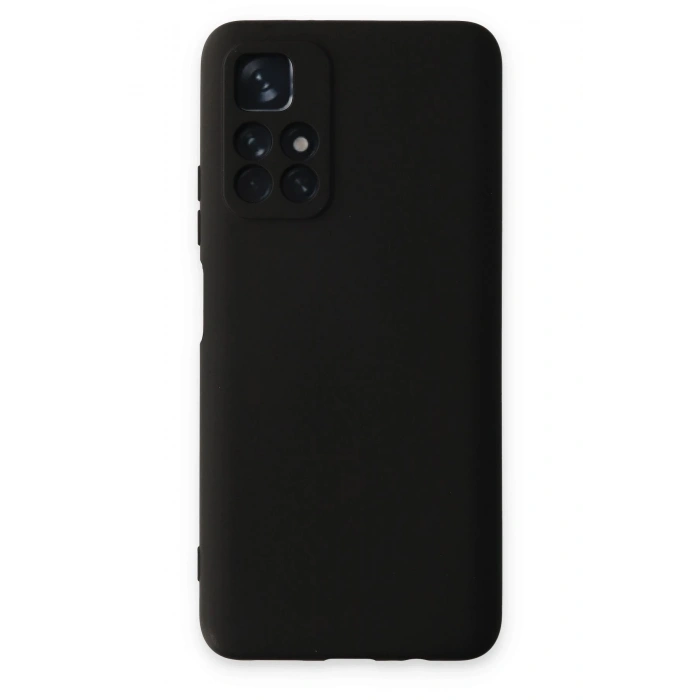 Durukar®   Redmi Note 11T Kılıf Nano içi Kadife Silikon - Siyah