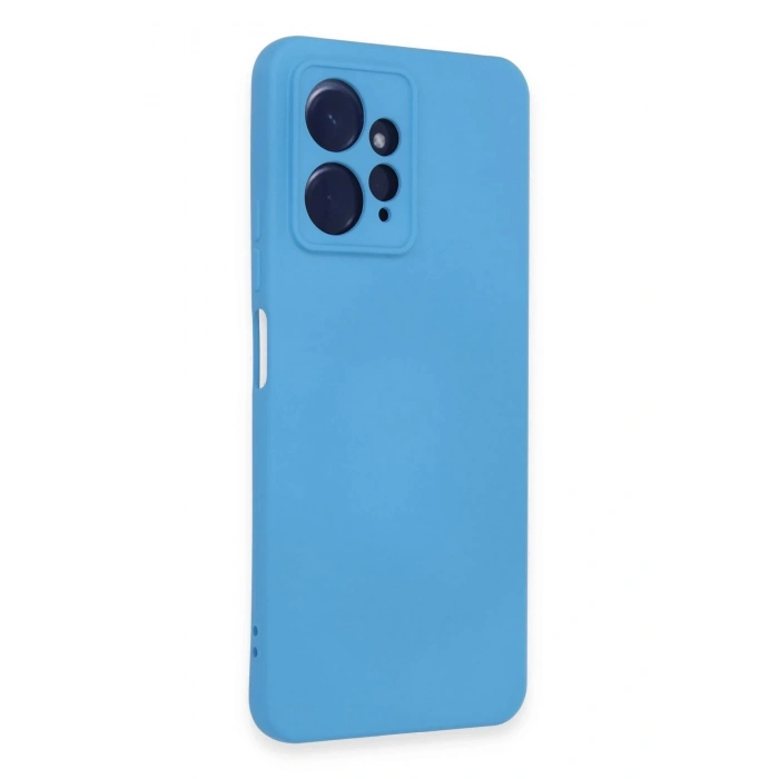 Durukar®   Redmi Note 12 4G Kılıf Nano içi Kadife Silikon - Mavi