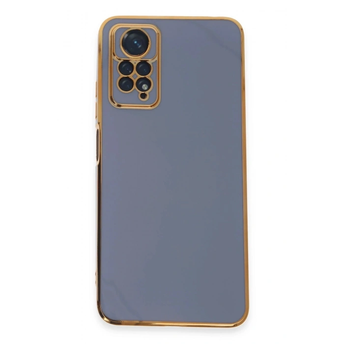 Durukar®   Redmi Note 12 Pro 4G Kılıf Volet Silikon - Mavi