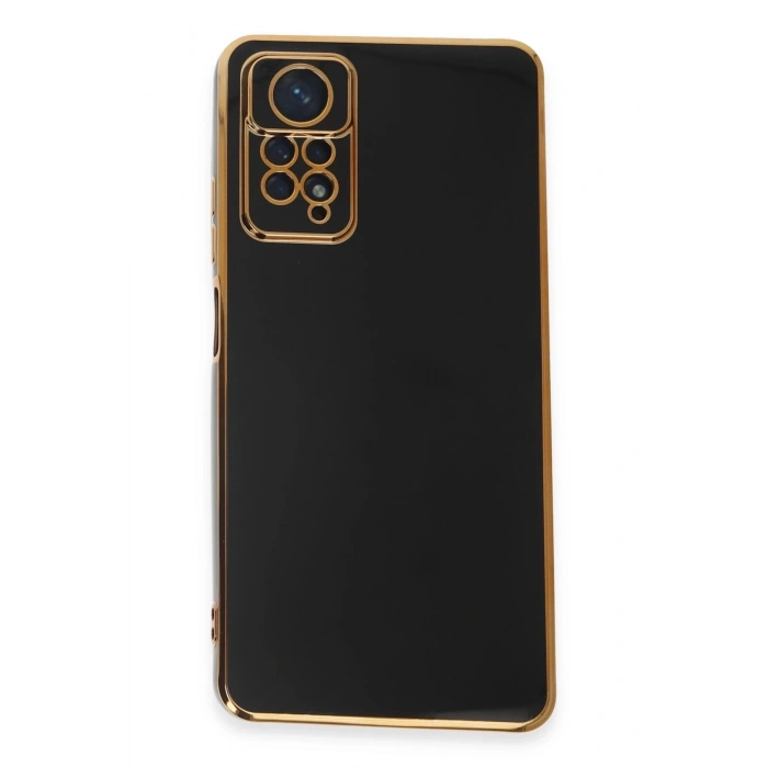 Durukar®   Redmi Note 12 Pro 4G Kılıf Volet Silikon - Siyah