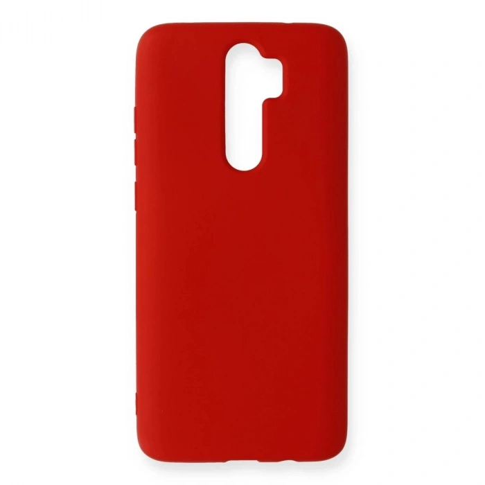 Durukar®   Redmi Note 8 Pro Kılıf Nano içi Kadife Silikon - Kırmızı