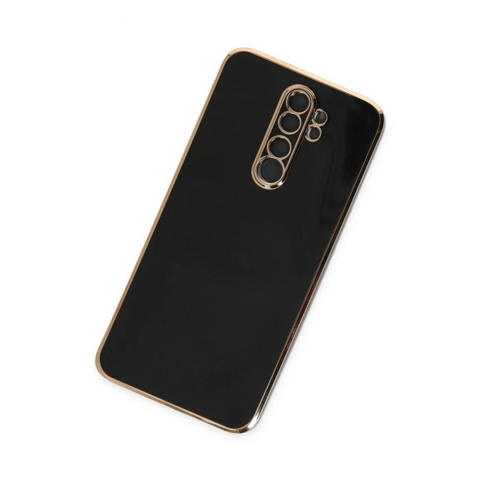 Durukar®   Redmi Note 8 Pro Kılıf Volet Silikon - Siyah