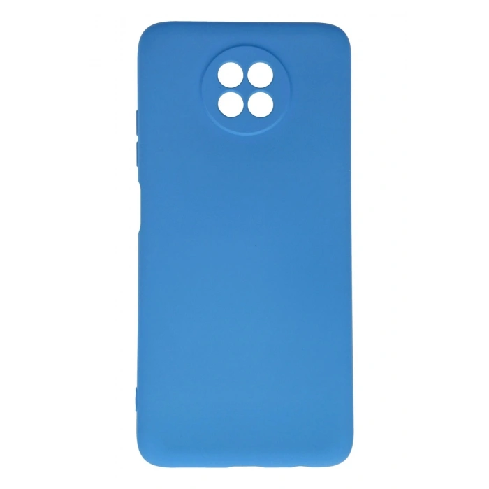Durukar®   Redmi Note 9 5G Kılıf Nano içi Kadife Silikon - Mavi
