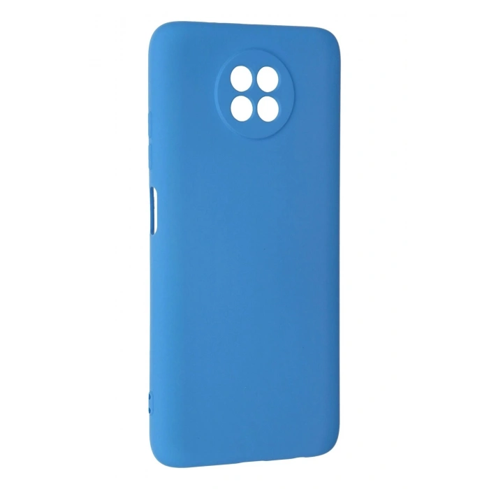 Durukar®   Redmi Note 9 5G Kılıf Nano içi Kadife Silikon - Mavi