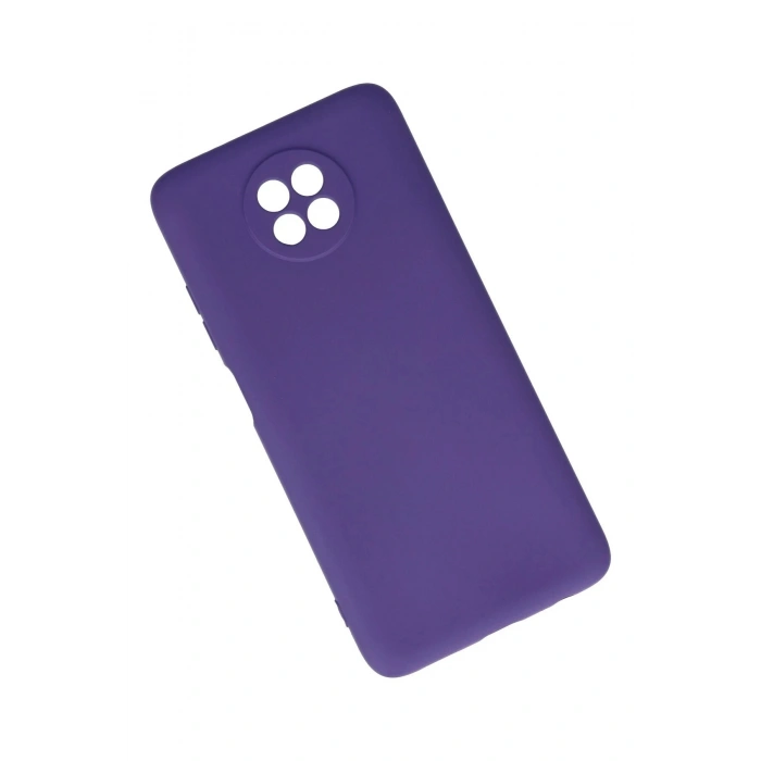 Durukar®   Redmi Note 9 5G Kılıf Nano içi Kadife Silikon - Mor